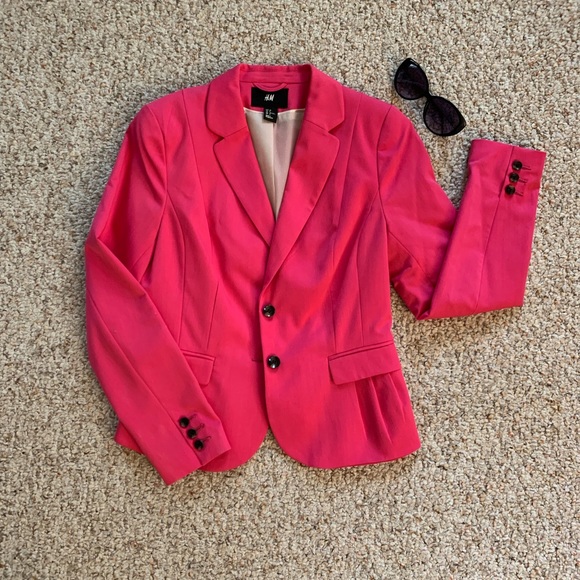 H&M Jackets & Blazers - H&M Hot Pink Blazer
